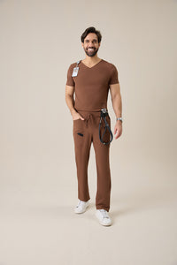 Scrub Masculino Luiz - Chocolate