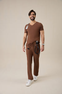 Scrub Masculino Luiz - Chocolate