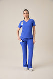 Scrub feminino Beatriz cor azul bic - foto 2