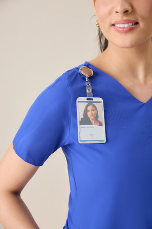 Scrub Feminino Beatriz - Azul Bic