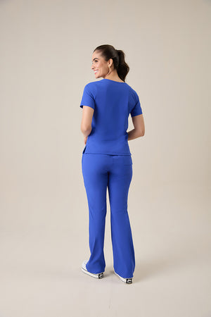 Scrub Feminino Beatriz - Azul Bic