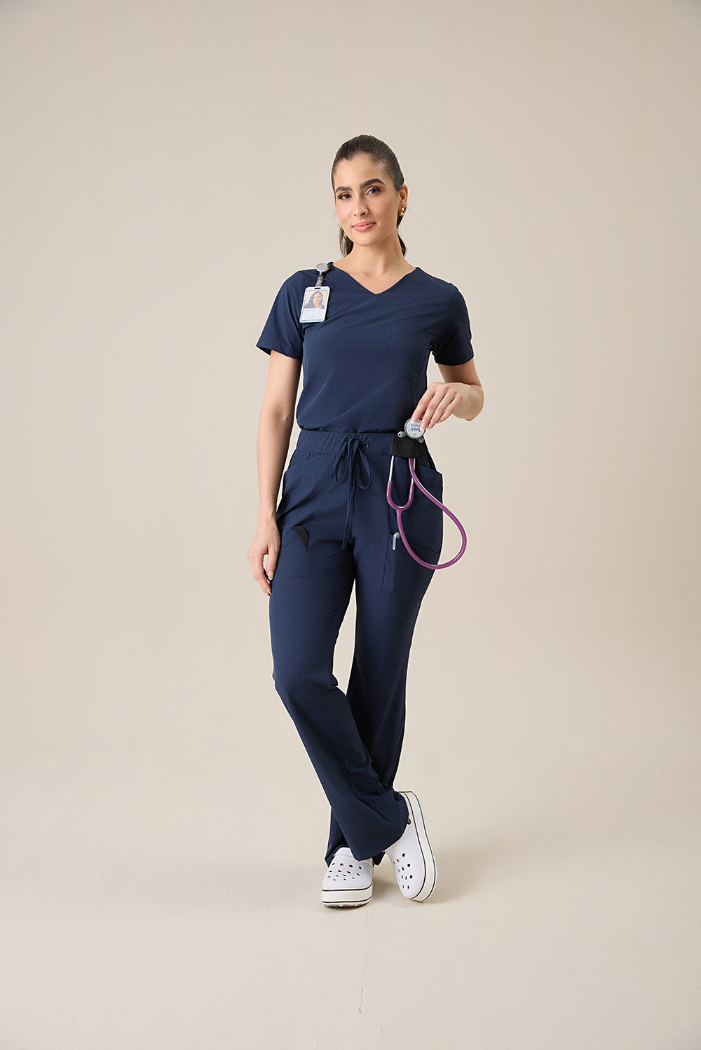 Scrub feminino Beatriz cor marinho - foto 7