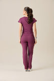 Scrub feminino Sheryda cor vinho - foto 8