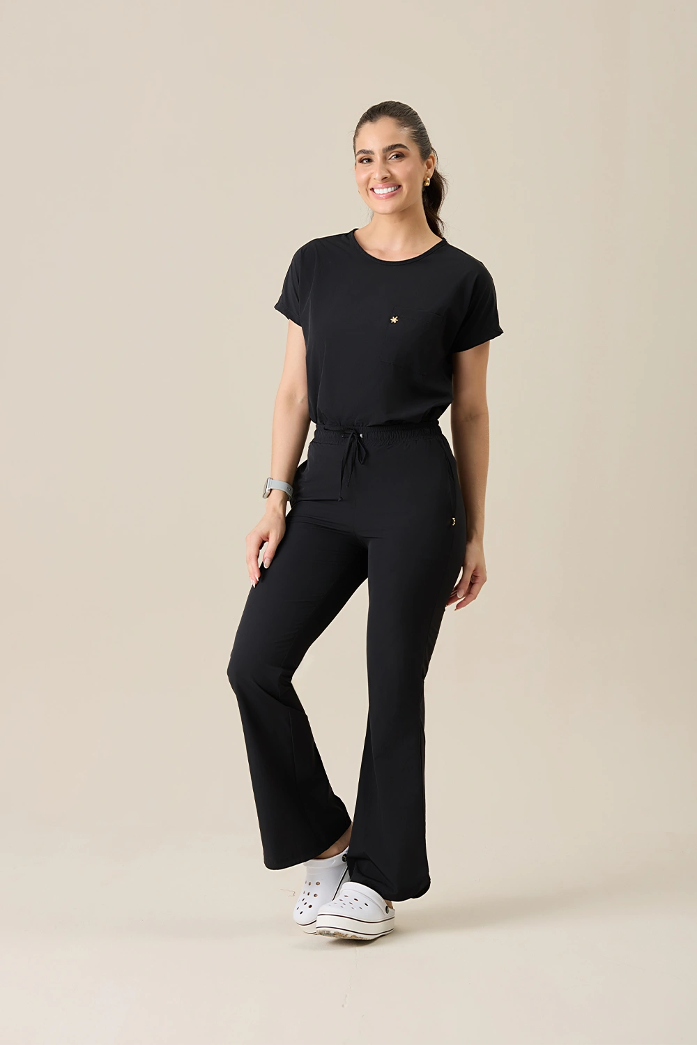 Scrub feminino Sofia cor preto - foto 2