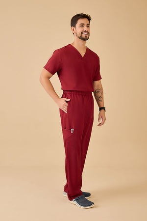 Scrub Masculino Andre - Vinho
