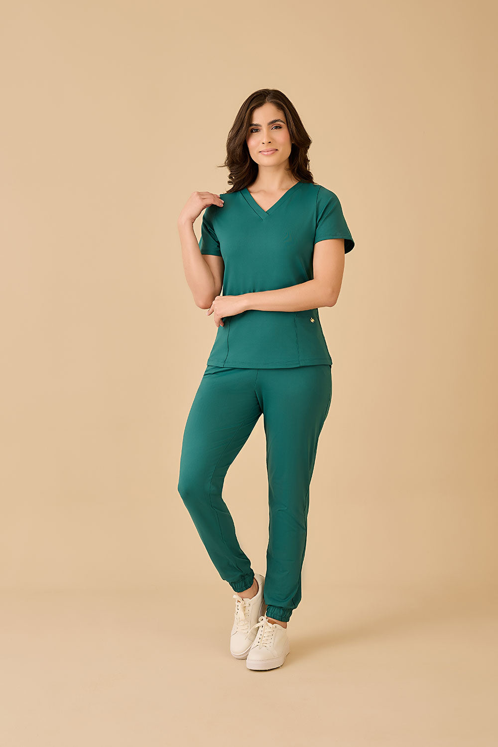 Scrub feminino Anny cor petróleo - foto 3