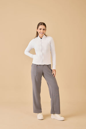 Jaqueta Feminina Bomber Noemi - Branco