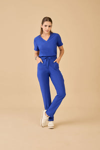 Scrub Feminino Alyne -  Azul Bic