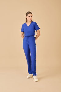 Scrub Feminino Alyne -  Azul Bic