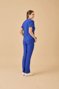 Scrub Feminino Alyne -  Azul Bic