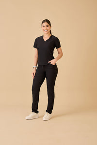 Scrub Feminino Alyne -  Preto