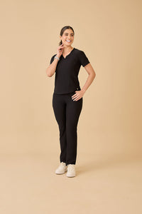 Scrub Feminino Alyne -  Preto