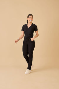 Scrub Feminino Alyne -  Preto