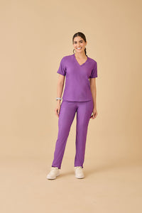 Scrub Feminino Alyne -  Roxo