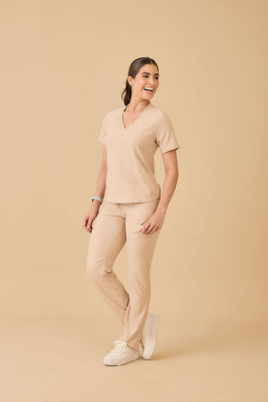 Scrub Feminino Alyne -  Bege