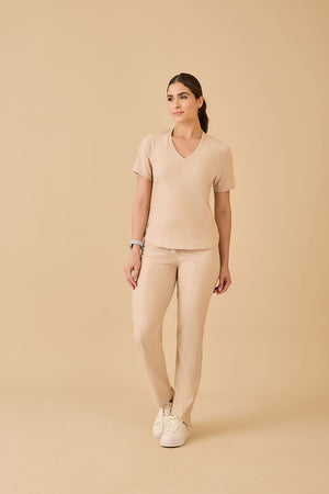 Scrub Feminino Alyne -  Bege