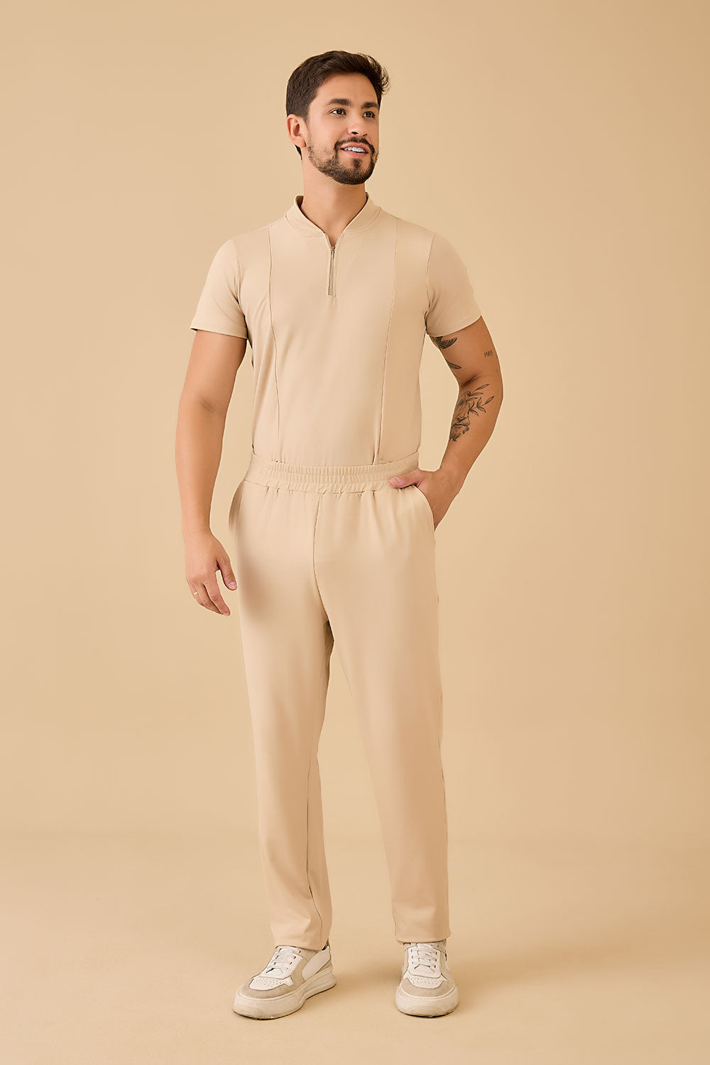 Scrub masculino Victor cor areia - foto 3