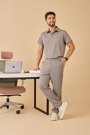 Scrub Masculino Elias - Cinza