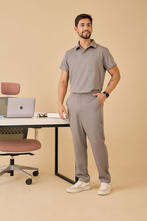 Scrub Masculino Elias - Cinza