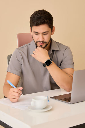 Scrub Masculino Elias - Cinza