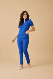 Scrub feminino Amanda cor azul royal - foto 1
