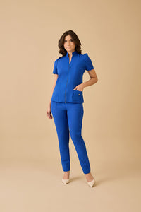 Scrub Feminino Amanda - Azul Royal