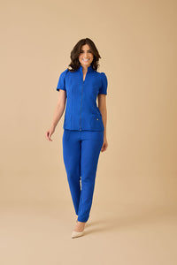 Scrub Feminino Amanda - Azul Royal