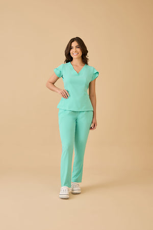 Scrub Feminino Julia  Premium - Verde Claro
