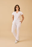 Scrub feminino Julia Premium cor branco - foto 4