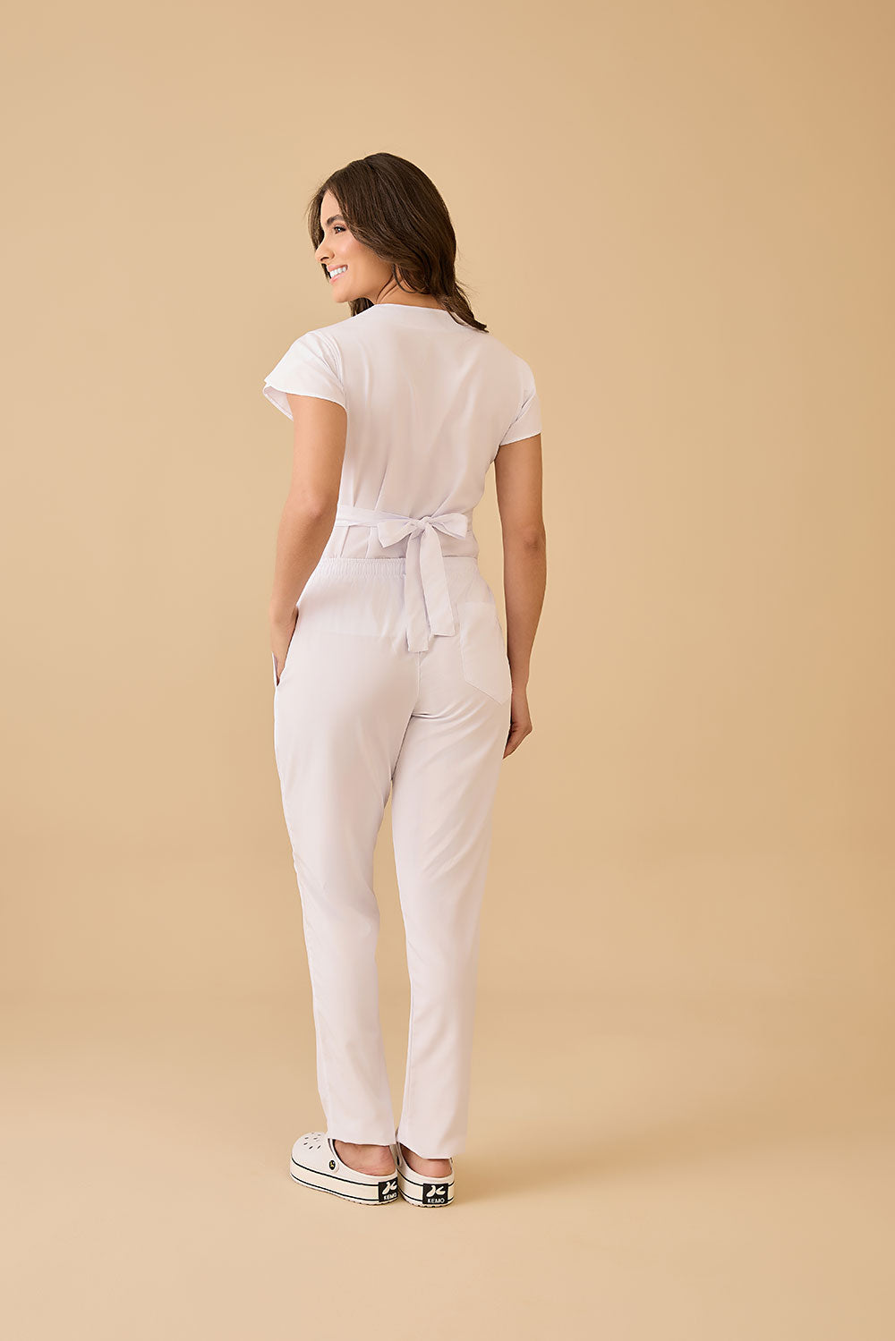 Scrub feminino Julia Premium cor branco - foto 7