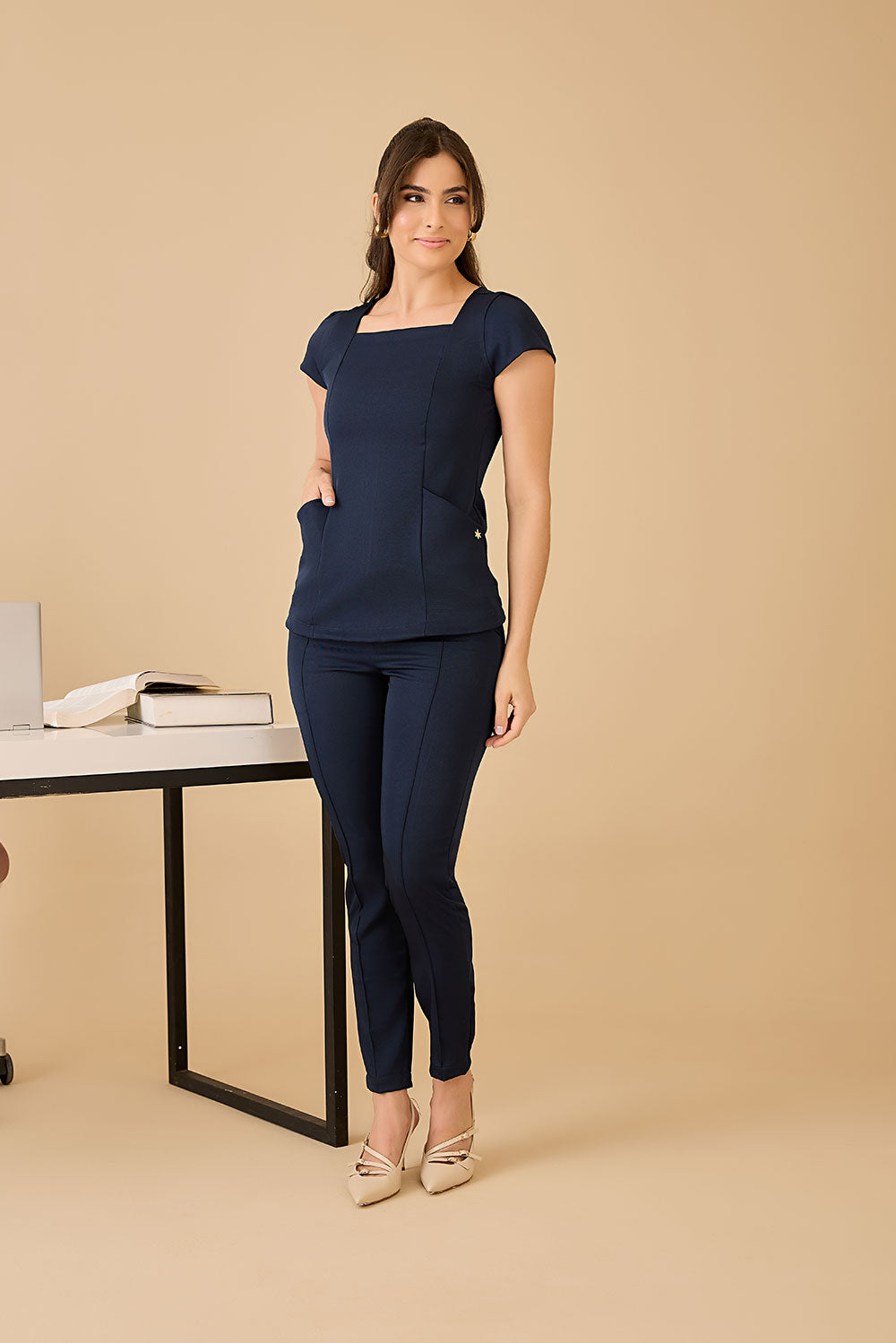 Conjunto feminino Yasmim cor marinho - foto 6
