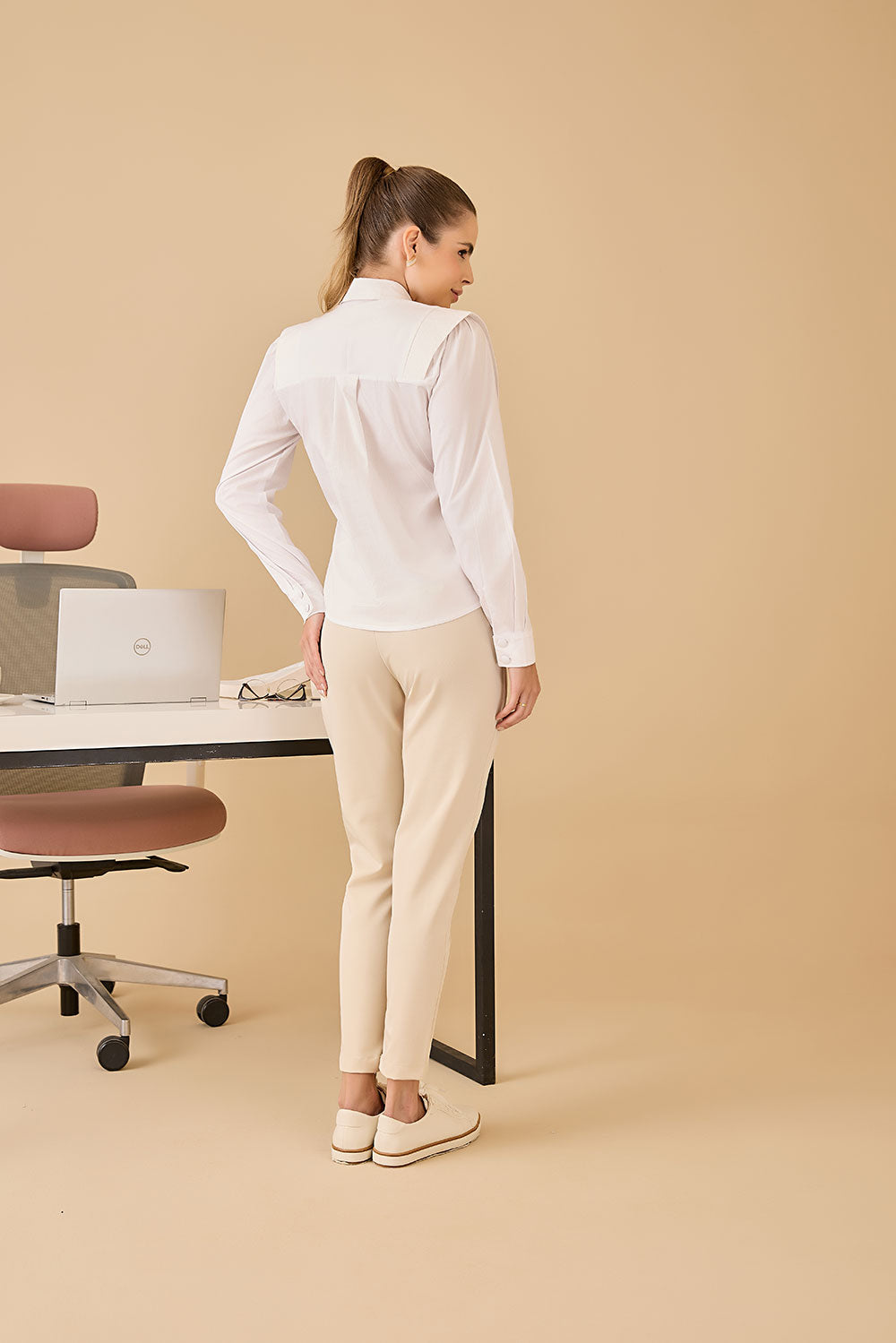 Camisa feminina Lígia cor branco - foto 7