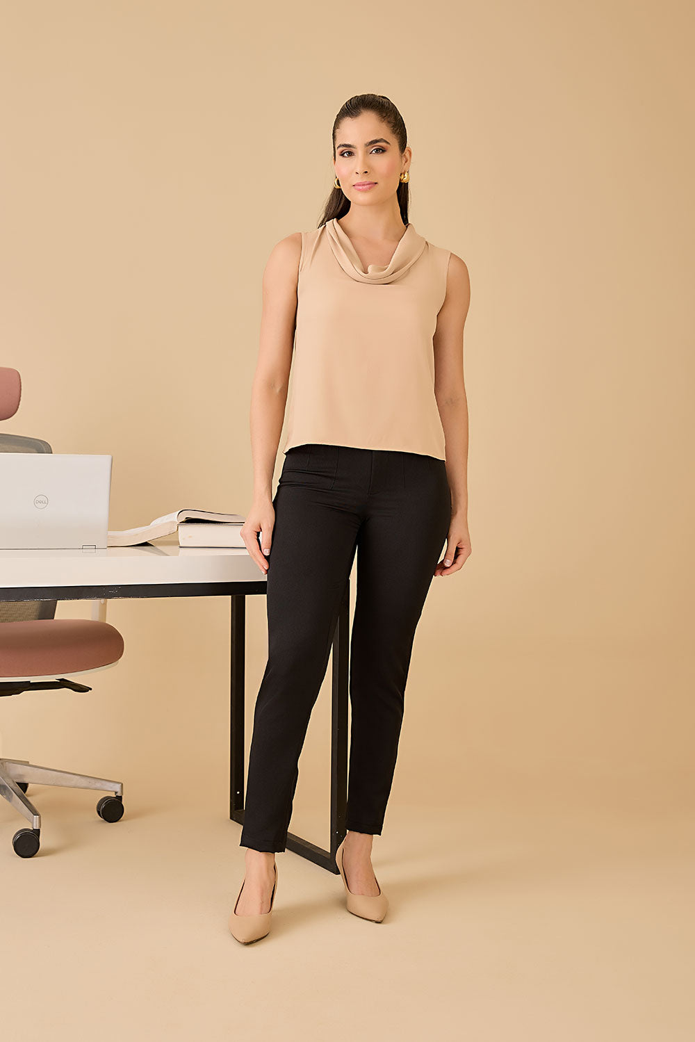 Blusa feminina Babi cor areia - foto 2