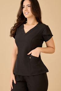 Scrub Feminino Júlia Premium - Preto