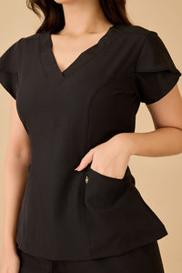 Scrub Feminino Júlia Premium - Preto