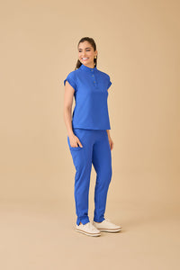 Scrub Feminino Olívia - Azul Royal