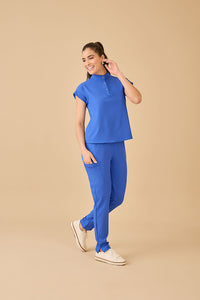 Scrub Feminino Olívia - Azul Royal