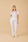 Scrub feminino Eloá cor branco - foto 8