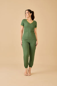 Scrub Feminino Luiza - Verde Escuro