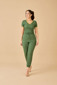 Scrub Feminino Luiza - Verde Escuro
