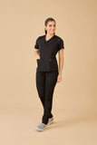 Scrub feminino Eloá cor preto - foto 1