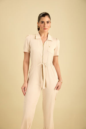 Macacão Feminino Lorena - Areia
