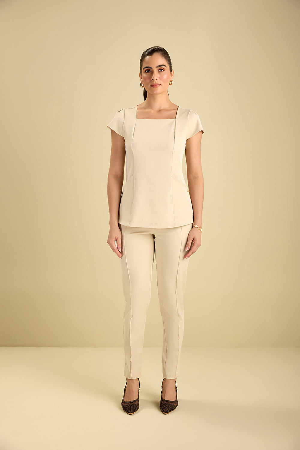 Conjunto feminino Yasmim cor areia - foto 1
