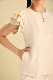 Scrub feminino Socorro cor areia - foto 4