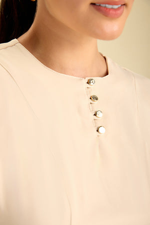 Scrub Feminino Socorro - Areia