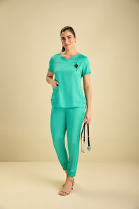 Scrub Feminino Fabiana - Verde Jade