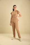 Scrub feminino Julia Premium cor caqui - foto 4