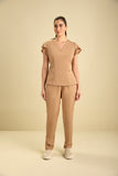Scrub feminino Julia Premium cor caqui - foto 1