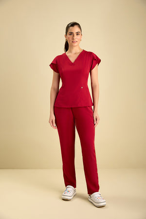 Scrub Feminino Julia Premium - Vinho