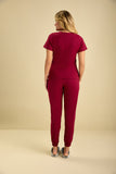 Scrub feminino Anny cor vinho - foto 5